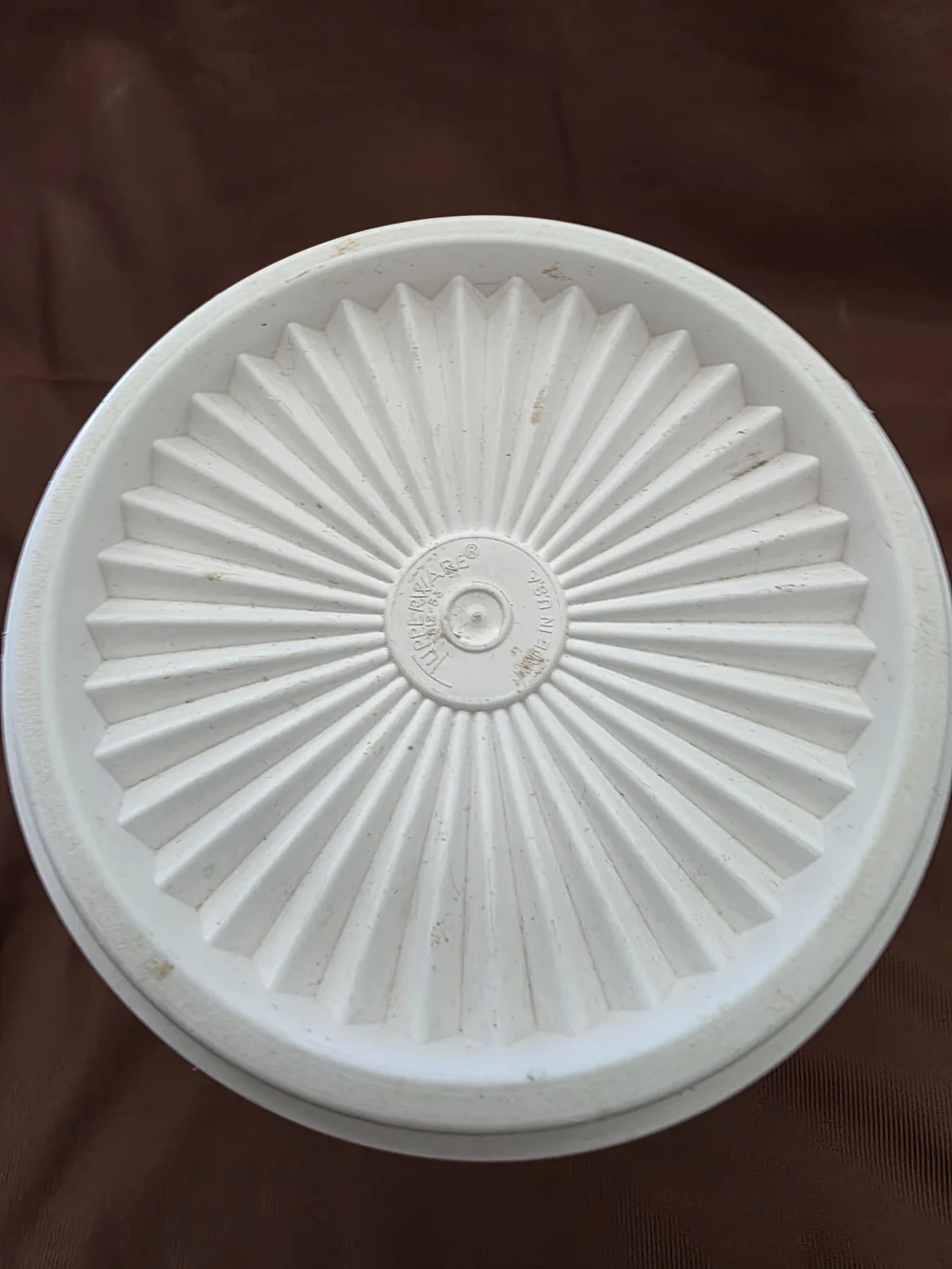 White Holiday Snowflake Storage Canister with Lid
